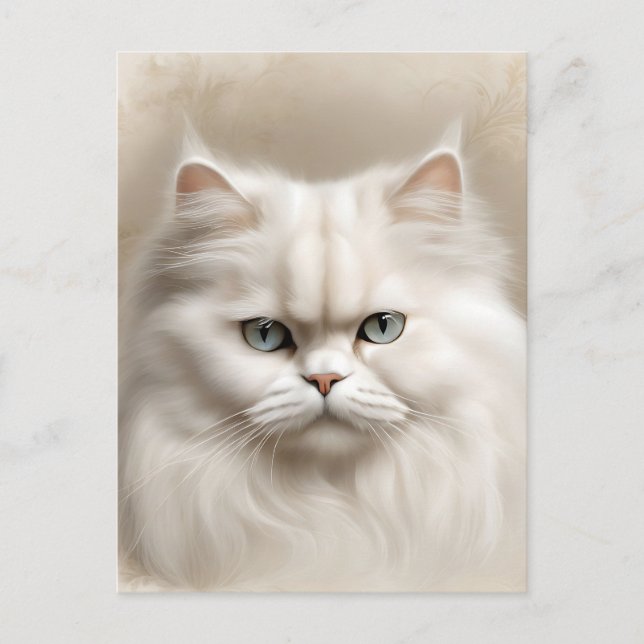 Persian Cat Feline Elegant Postkarte (Vorderseite)
