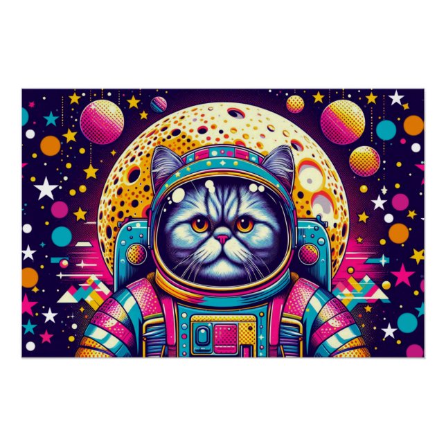 PERSIAN CAT LOST IN SPACE POSTER (Vorderseite)