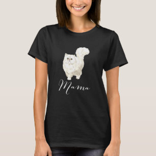 Persian Cat Mama Cat Mama Cat Mama Gegenwart Cat M T-Shirt