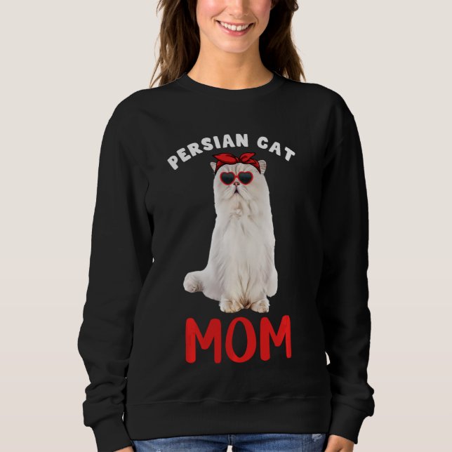 Persian Cat Mama Mama Cat Owner Funny Kitten Sweatshirt (Vorderseite)