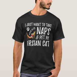 Persian Cat Mama Nickerchen Cat Idea T-Shirt
