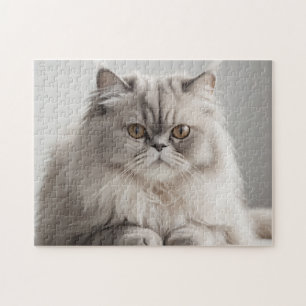 Persian Cat Portrait Modern Minimalistisch Puzzle