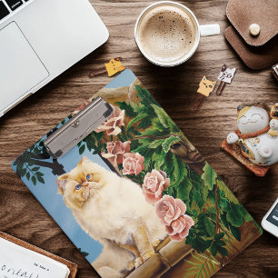 Persian Cat Rose Dryad Klemmbrett