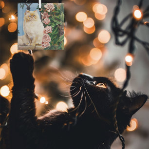 Persian Cat Rose Dryad Ornament Aus Glas