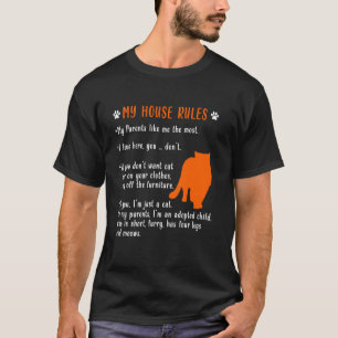 PERSIAN CAT RULES Funny Persian Cats Lovers T-Shirt
