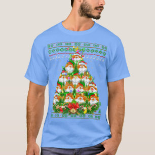 Persian Cat Xmas Lighting Tree Persian Cat Ugly Ch T-Shirt