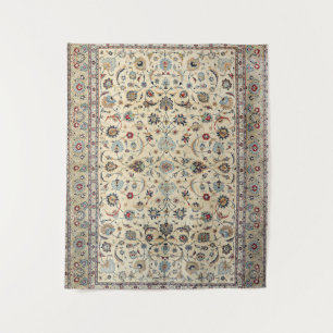 Persian Kashan Dustan Baby Blue Wandteppich