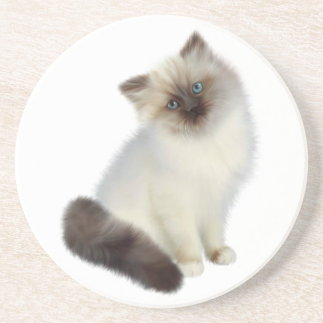 Persian Kitten Getränkeuntersetzer (Vorne)