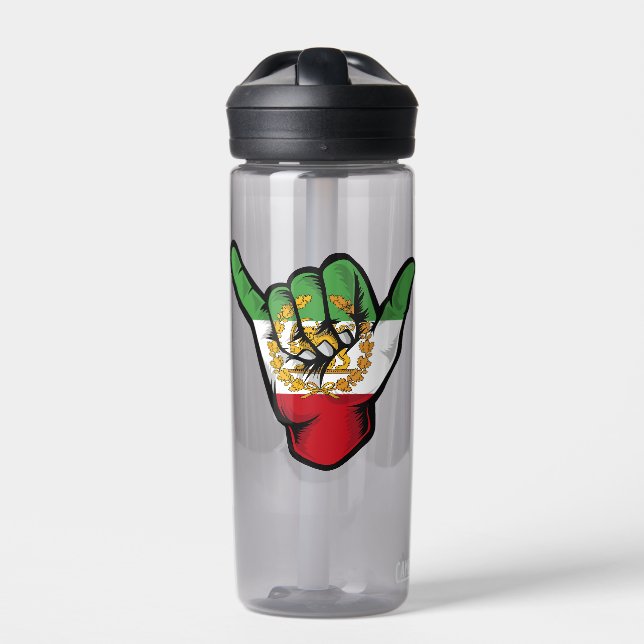 Persian Lion Shaka Hand Trinkflasche (Vorderseite)