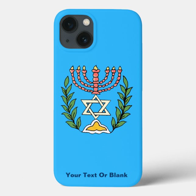 Persian Magen David Menorah Case-Mate iPhone Hülle (Rückseite)