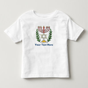 Persian Magen David Menorah Kleinkind T-shirt