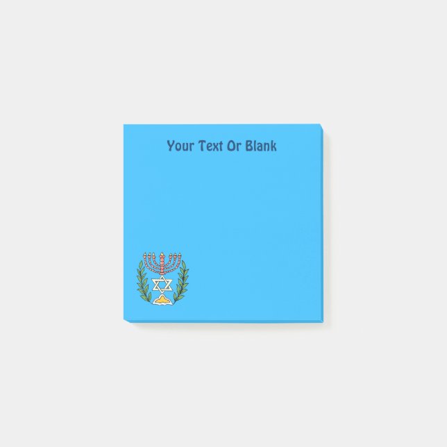 Persian Magen David Menorah Post-it Klebezettel (Vorderseite)