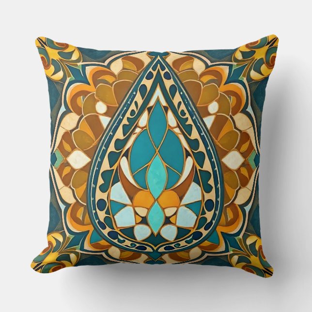 Persian Mosaic Throw Kissen (Vorderseite)