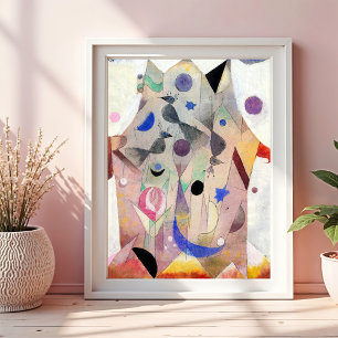 Persian Nightingales by Paul Klee, Abstrakt Art Poster