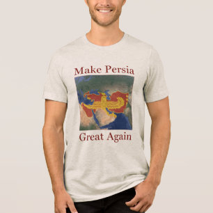 Persian Nowruz Iran macht Persien wieder groß Tri-Blend Shirt