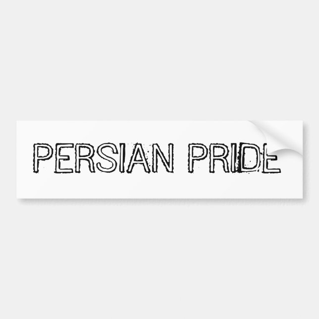 PERSIAN PRIDE AUTOAUFKLEBER (Vorne)