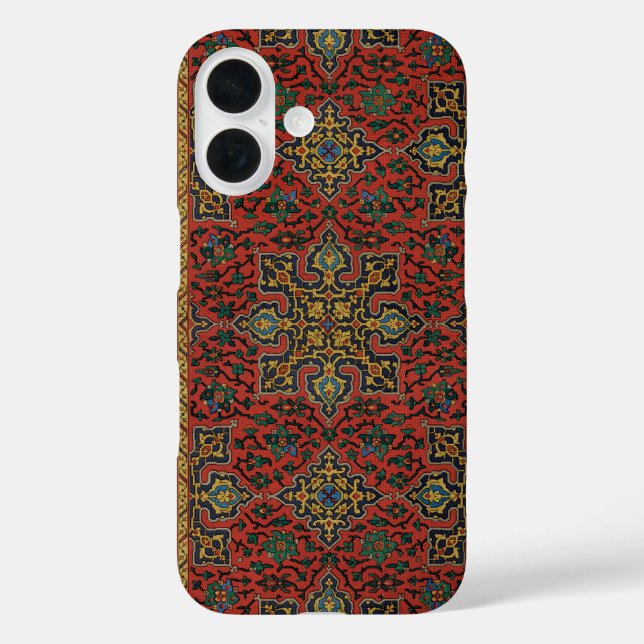 Persian Rug Carpet Red Blue Classic Case-Mate iPhone Hülle (Rückseite)
