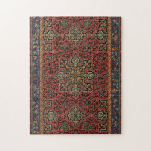 Persian Rug Carpet Red Blue Classic Puzzle
