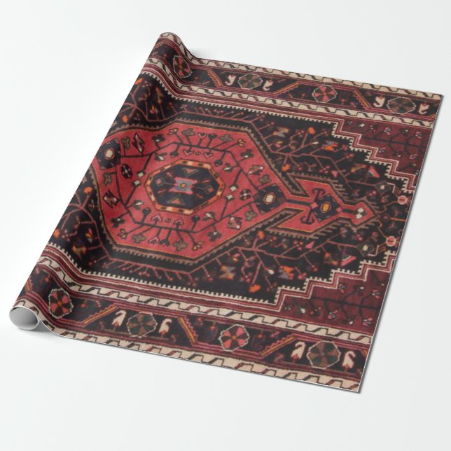 Persian Rug Eastern Accent Vintag Turkish Retro Geschenkpapier (Ungerollt)