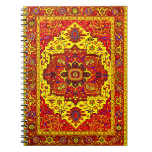 PERSIAN RUG - Rot und Gelb Notizblock