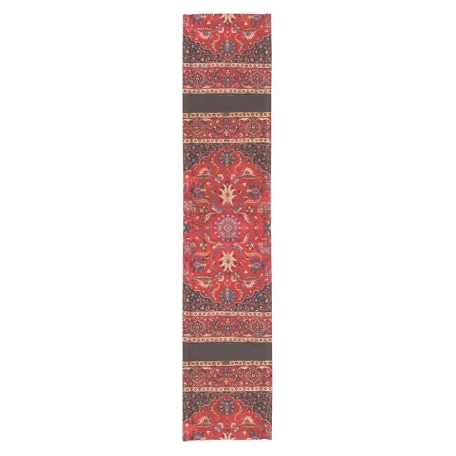 Persian Rug Table Runner Kurzer Tischläufer (Vorderseite)