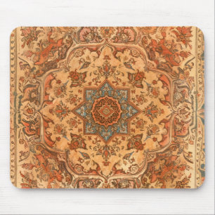 Persian Tabriz Rug Style Light Warme Töne Mousepad