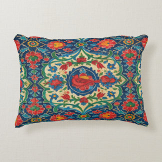 Persian Tile Art Throw Pillow – Colorful Tradition Dekokissen