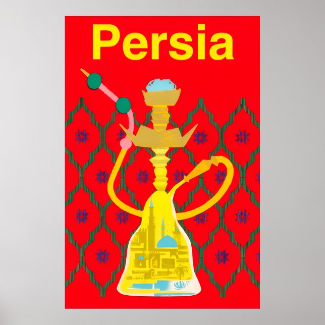 Persien-Reiseposter  Poster (Vorne)