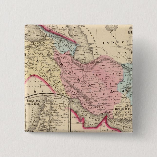 Persien, Türkei, Afghanistan, Belochistan Button (Vorderseite)