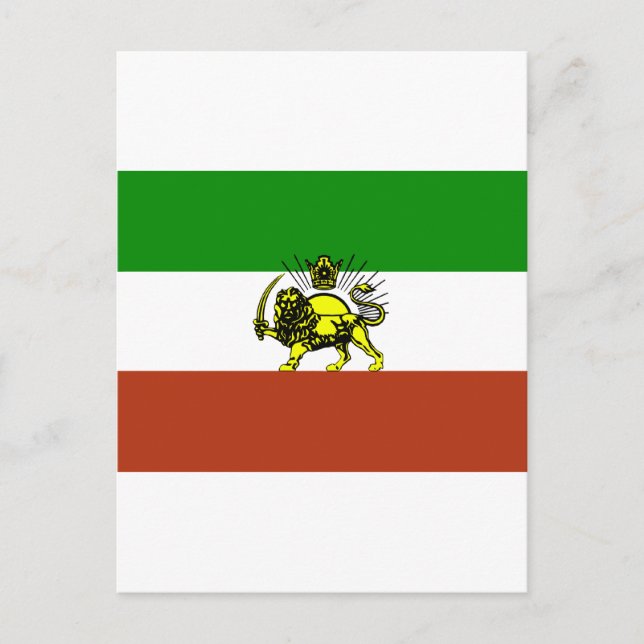 Persienflagge Postkarte (Vorderseite)