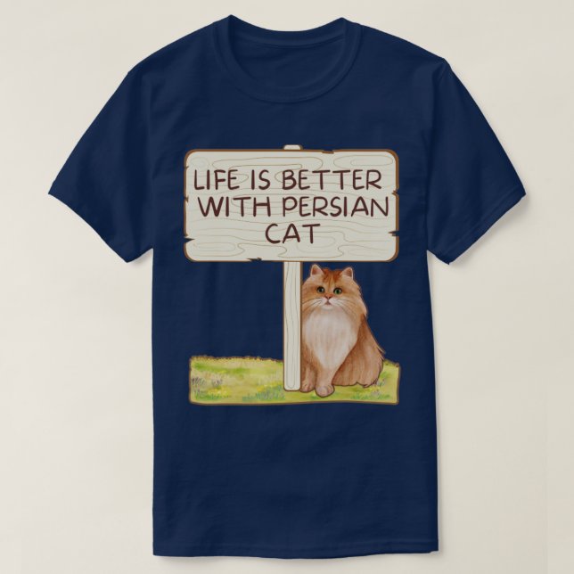 Persikatze T-Shirt (Design vorne)