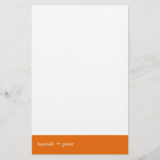 Persimmon Banner: Stationery Briefpapier