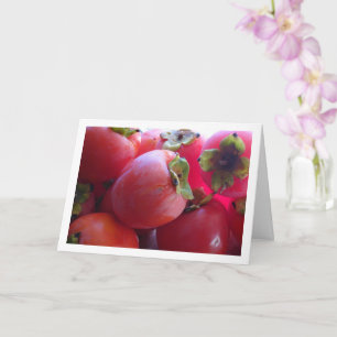 Persimmon Fruit Karte