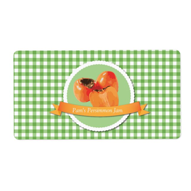 Persimmon-Jam-Canning-Label (Vorne)