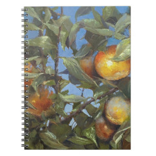 Persimmon Obstbaum Schönes Original Kunstwerk Notizblock