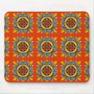 Persimmon-Viktorianisch-Tile-Design Mousepad