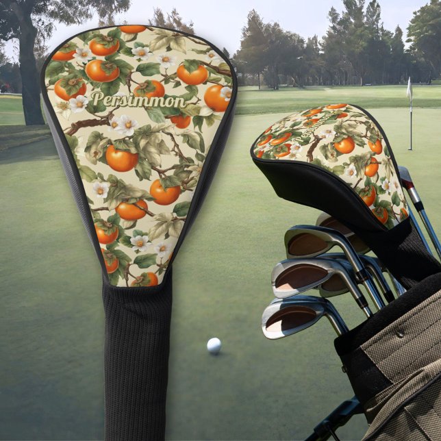 Persimmonmuster Golf Headcover (Von Creator hochgeladen)
