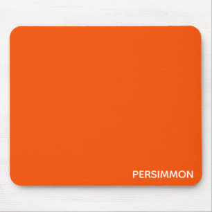 Persimmonroter Farbname Mousepad