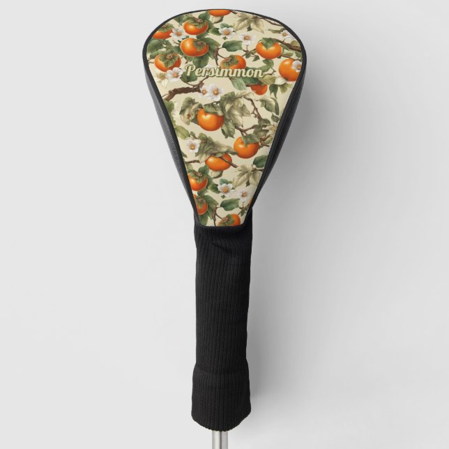 Persimmons Pattern Golf Headcover (Vorderseite)