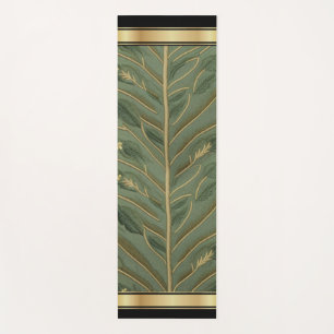 Persisch: grün/Gold - Yoga Mat Yogamatte