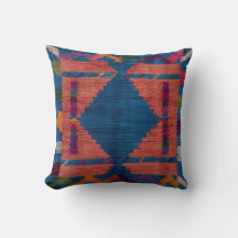 Persisch & Türkisch Blue Kilim Rug Pillows: Eine F