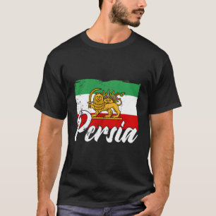 Persische Antike Flaggen Iran Asien Farsi iranisch T-Shirt