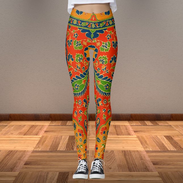 Persische Blumendrucke dekorativ Leggings (Von Creator hochgeladen)