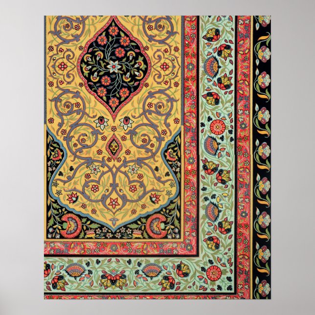 Persische Dekoration, Platte XXV aus "Polychrome O Poster (Vorne)