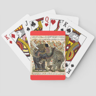 Persische Elefantenspielkarten Spielkarten