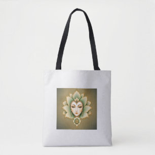 Persische Emerald-Dame-Tasche   Eleganter floraler