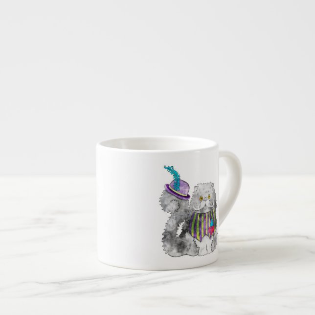 Persische Espresso-Schale Espressotasse (Vorderseite Rechts)