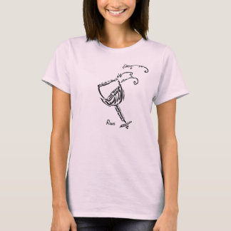 Persische Kalligraphie von Rumi Gedicht "der Wein T-Shirt