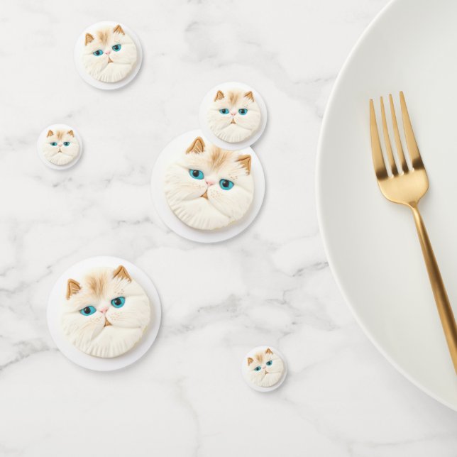 Persische Katze 3D Inspiriert Konfetti (Gruppe)