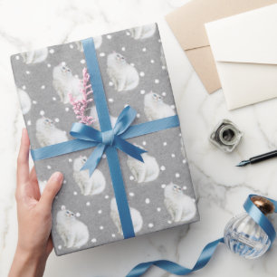 Persische Katze auf Punkten Geschenkpapier